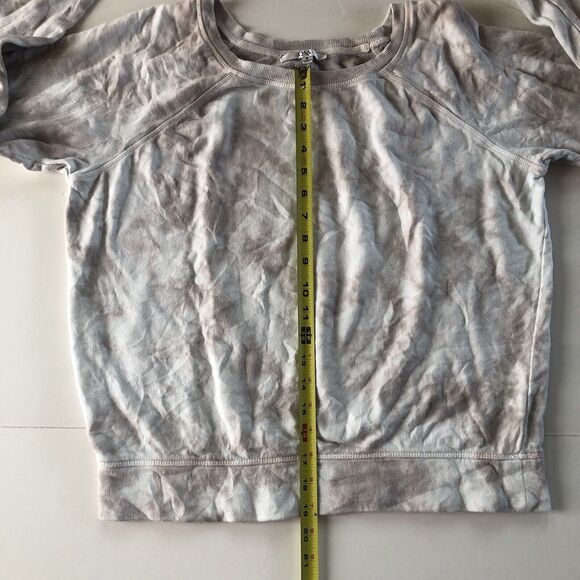 Q&A Tie Dye Exposed Seam Sweatshirt Size Small - Picture 9 of 10